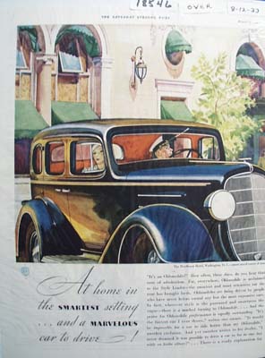 Oldsmobile Marvelous Car to Drive Ad 1023