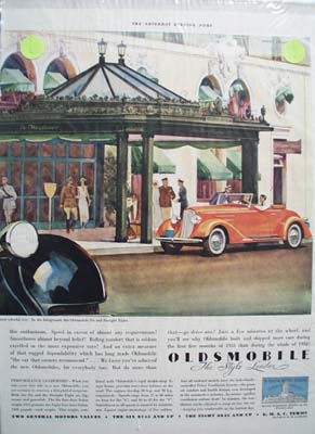 Oldsmobile Marvelous Car to Drive Ad 1023