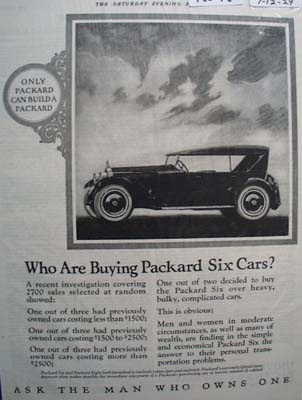 Packard Who Buys Them Ad 1924