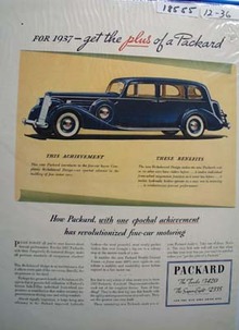 Packard One Epochal Achievement Ad 1936
