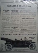 Reo Motor Car 50 a Day Ad 1912