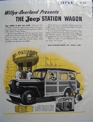 Jeep New Vehicle New Needs Ad 1946