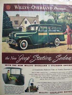 Jeep Family Passenger Car Ad 1948