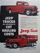 Jeep Truck Cut Hauling Costs Ad 1948