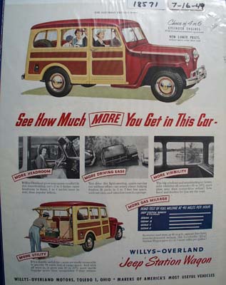 Jeep You Get More Ad 1949