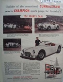 Champion Plugs for Sports Cars Ad 1952