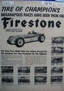 Firestone Tires Indpls Champions Ad 1958