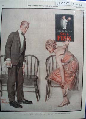 Fisk Tire Time to Retire Ad 1926