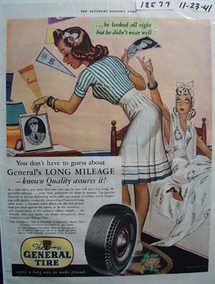 General Tire Long Mileage Ad 1941