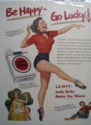 Lucky Strike & Ballerina Ad 1951