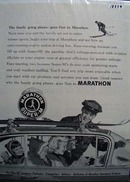 Marathon the family station Ad 1960