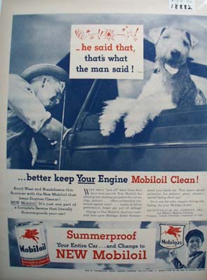 Mobiloil summerproof Ad 1946.