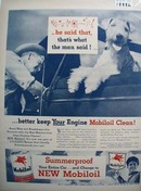 Mobiloil summerproof Ad 1946.