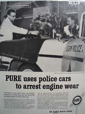 Pure who the police trust Ad 1960.