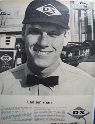 DX oil ladies man Ad 1964.