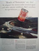 Shell X-100 for the roads of tomorrow Ad 1941