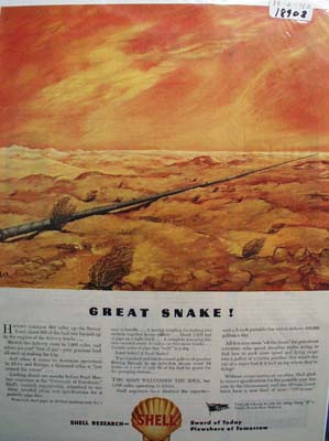 Shell Great Snake Ad 1943.