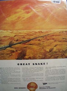 Shell Great Snake Ad 1943.