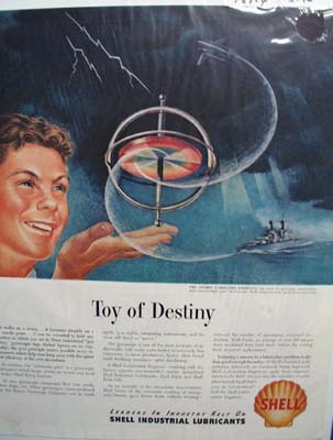 Shell lubricants what the industry relies on Ad 1946