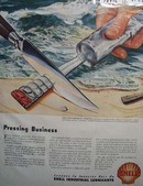 Shell pressing business Ad 1946.