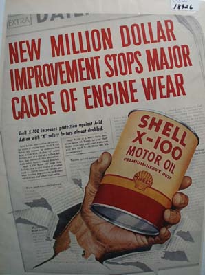 Shell the X factor of oil Ad 1952