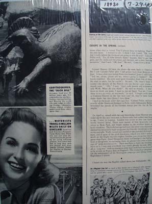 Sinclair lubricants help Americans travel Ad 1940.
