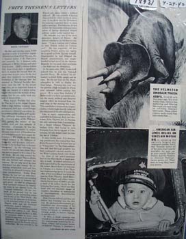 Sinclair who American Airlines relies on Ad 1940.