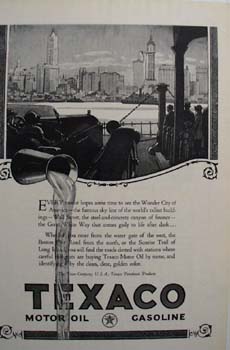 Texaco Americans clear chose Ad 1924