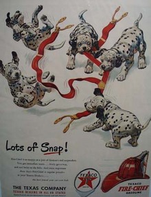 Texaco Fire-Chief gasoline has lots of snap Ad 1951.