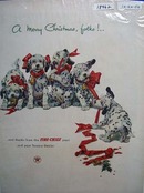 Texaco Fire-Chief merry Christmas Ad 1952.