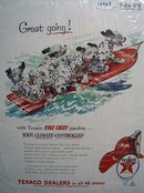 Texaco Fire-Chief gasoline gets you going Ad 1954