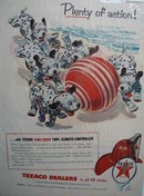 Texaco Fire-Chief gasoline provides plenty of action Ad 1955