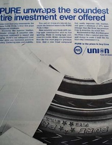 PURE offers the soundest tires ever offered Ad 1968.