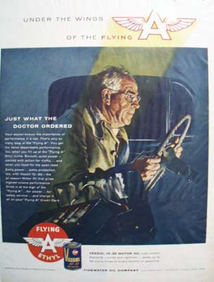 Veedol oil just what the doctor ordered Ad 1956.