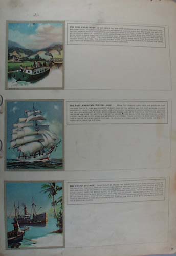 Ink blotter catalog page from the 1920's.