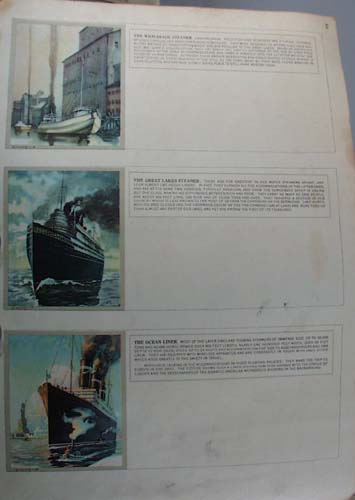 Ink blotter catalog page from the 1920's.