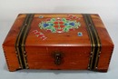 Old Cedar Jewelry Casket, probably from the 1920's.