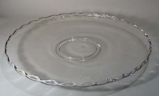 Large Crystal Tray, Heisey?