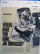 Joe DiMaggio the yankee clipper turns 75 photo Ad 1989