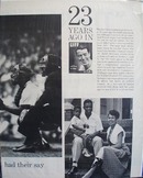 Black and white Joe DiMaggio photo Ad 1972.