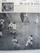 Black and white 1947 ad of Harry Lavagettos