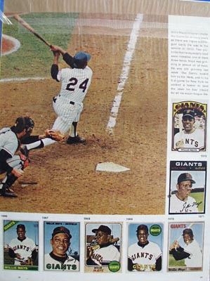 Willie Mays card collection Ad 1972.