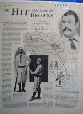 Black and white 1928 picture ad of Big Dave Orr.