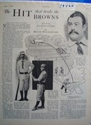Black and white 1928 picture ad of Big Dave Orr.
