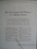 Ted Williams ensures quality of Sears sports equipment photo Ad 1962