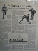 Michigan vs. Northwestern 1925 mud game 1927 Ad.