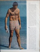 Black and white photo of Broadway Joe Namath.