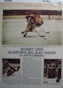 Color photo ad of Bostons big bad Bruin Bobby Orr