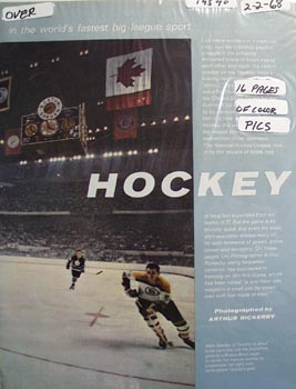 Color photo ad of Toronto Maple Leaf great Allen Stanley.