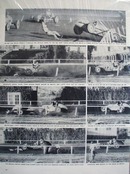 Black and white photo ad of Rex Mays